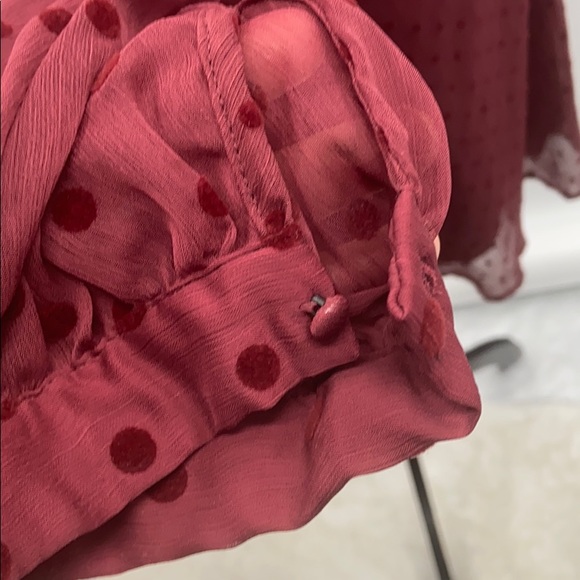 Zara dotted mesh belted mini dress - Picture 7 of 16